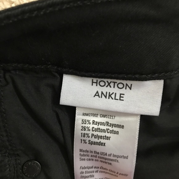 Paige Hoxton Black Fog Luxe Ankle Jeans - Picture 5 of 6